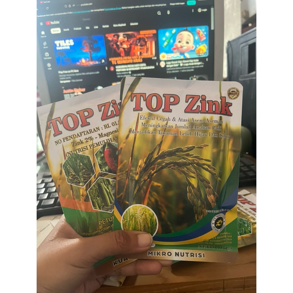 TOP ZINK NUTRISI PEMULIHAN TANAMAN