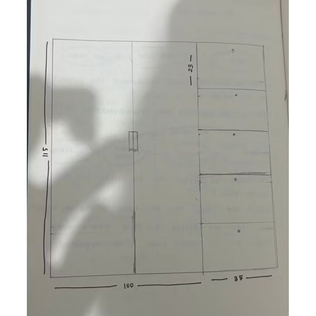 Rak Sepatu Custom minimalis Kayu Jati