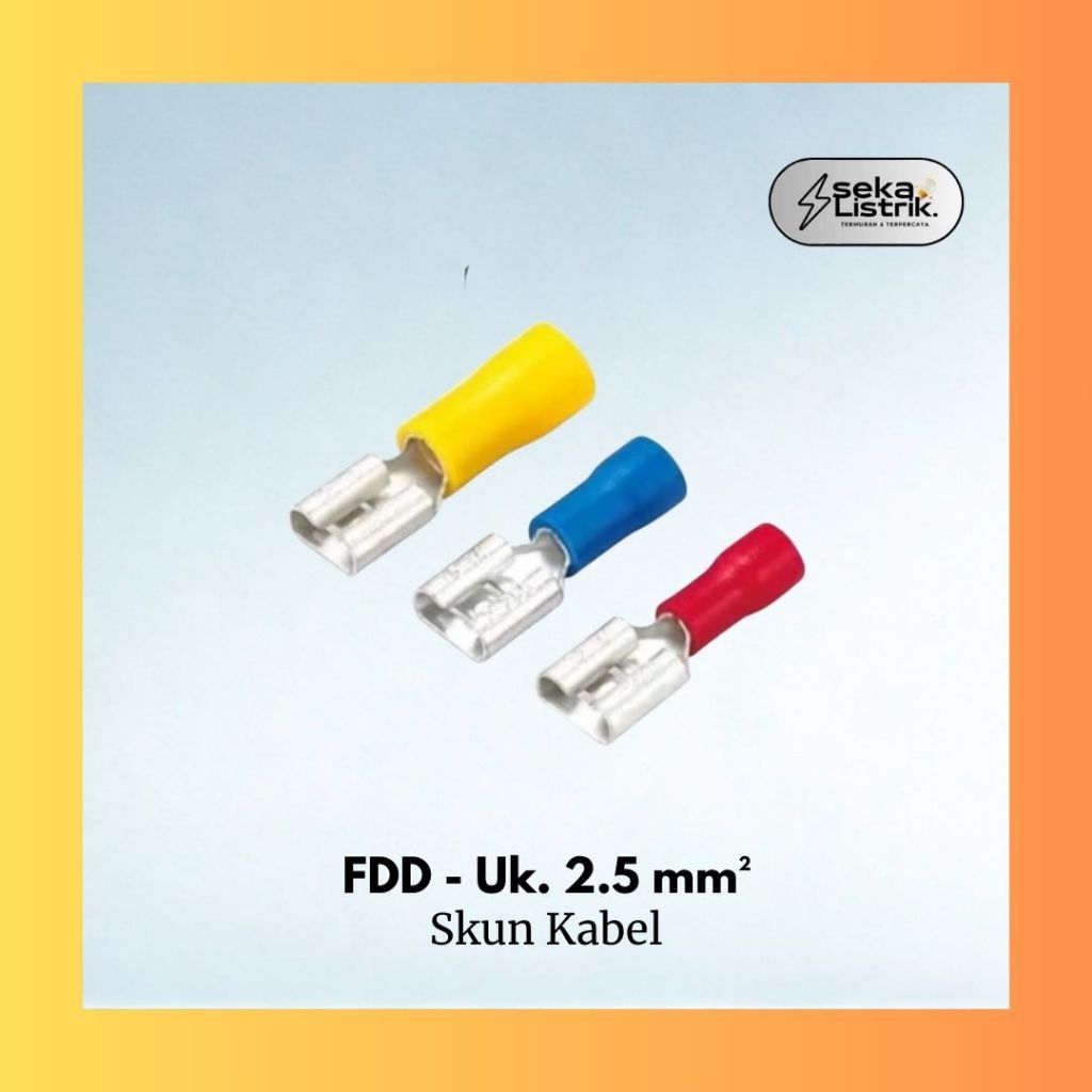 Skun Kabel FDD-2-250 / Skun Kabel Female Disconnector 2.5 mm