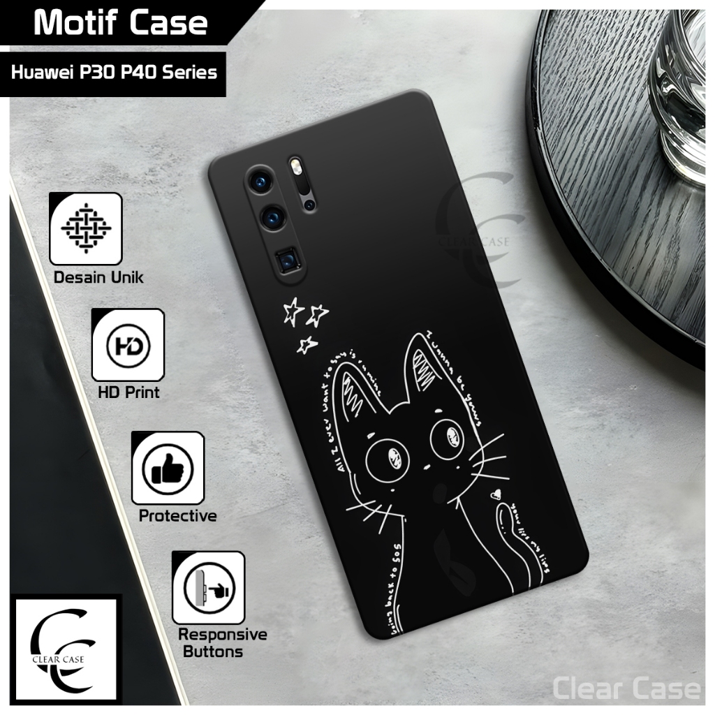 Softcase Huawei P30 P30 Pro P30 Lite P40 P40 Pro P50 Terbaru 2026 silikon Casing pelindung hp
