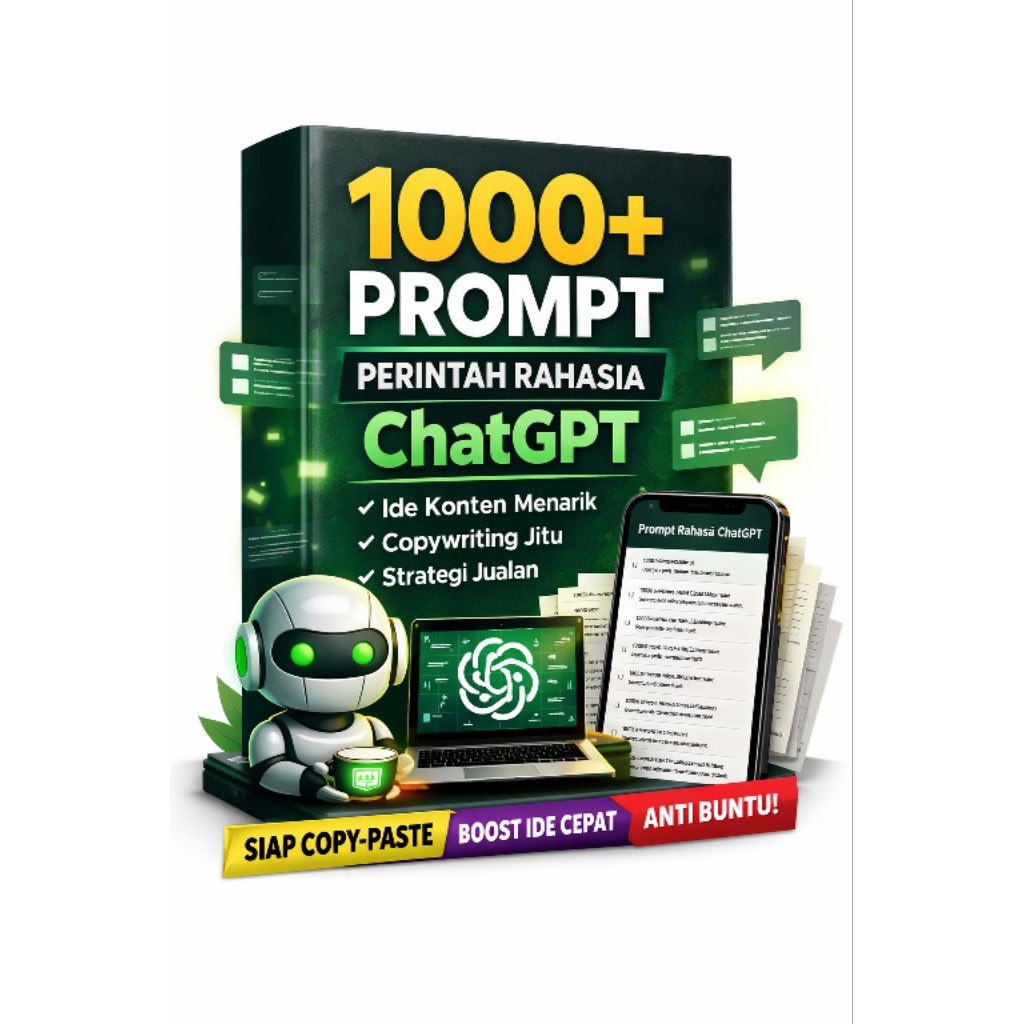 1000+ Prompt ChatGPT untuk Konten Viral & Affiliate | Script, Hook & Ide Siap Pakai