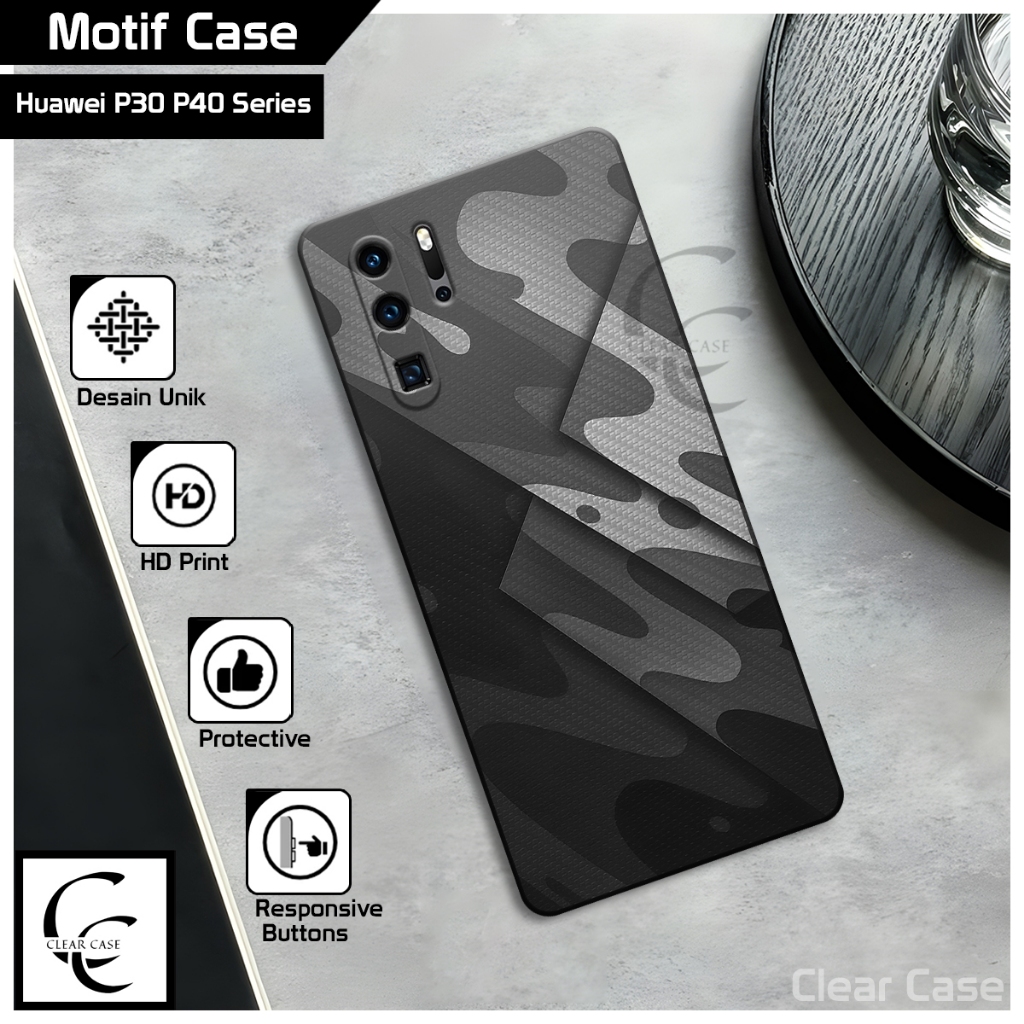 Softcase Huawei P30 P30 Pro P30 Lite P40 P40 Pro P50 Terbaru 2026 silikon Casing pelindung hp