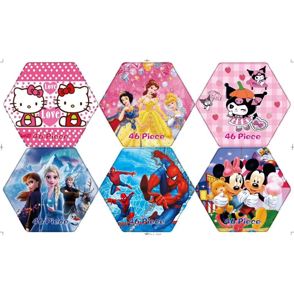 VEN- PENSIL WARNA SET 46PCS / CRAYON SET MELUKIS GAMBAR ANAK ANAK SEKOLAH / CRAYON SET KARAKTER 46PC