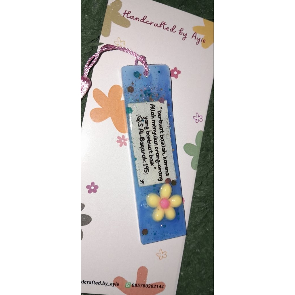 PEMBATAS BUKU ISLAMI/ ISLAMIC BOOKMARK (Q.S Al-Baqarah: 195)