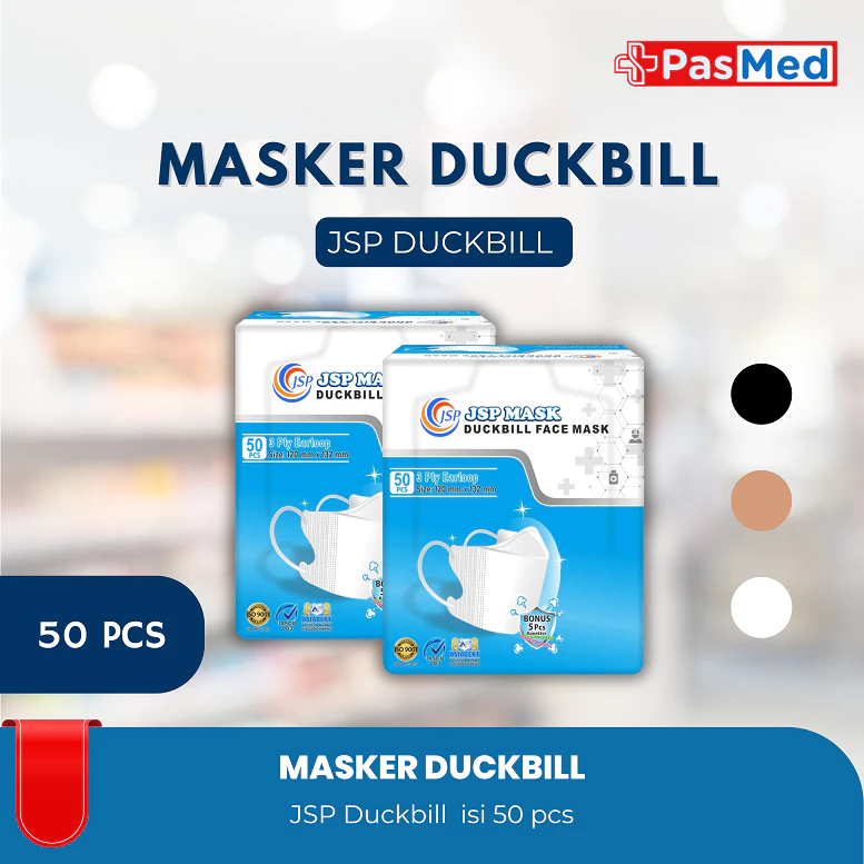 MASKER DUCKBIL JSP ISI 50 ( BOX ) | PASMED