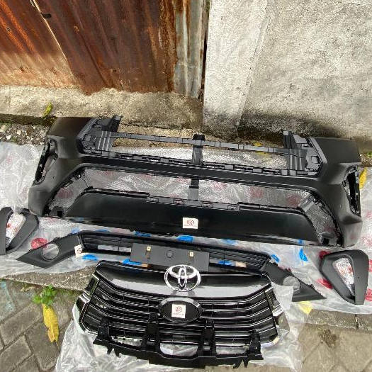BumperBemper Depan Grill Innova Reborn Upgrade Facelift SET komplite 2016 sampai 2025