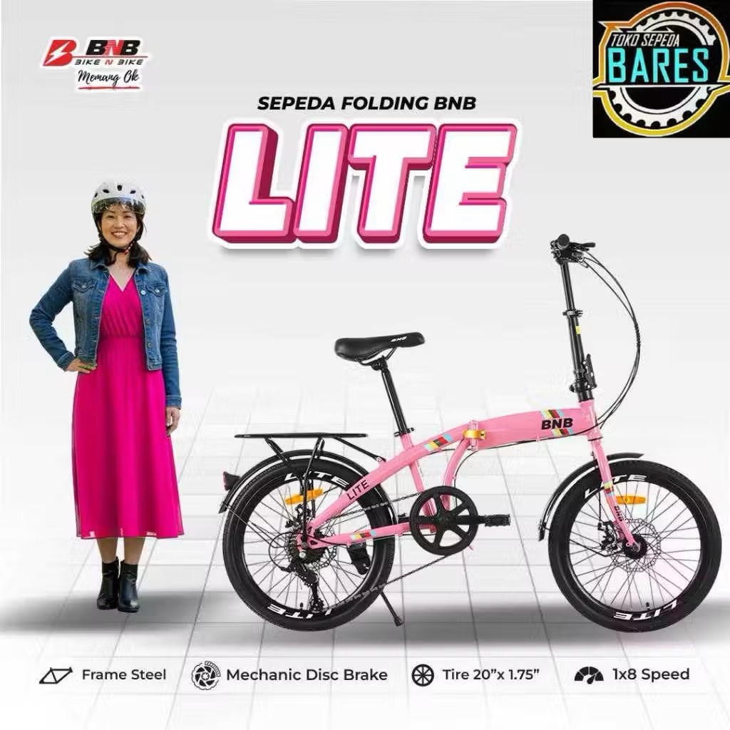 Sepeda Lipat / Folding 20 BNB Lite / Genio F-211 / Sonmic Rubick