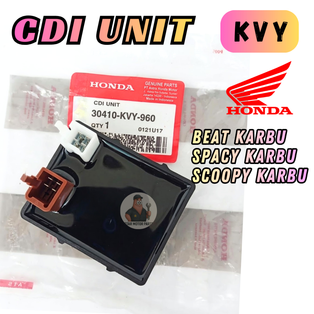 30410-KVY-960 CDI KVY CDI UNIT KVY ORIGINAL HONDA BEAT KARBU SPACY KARBU SCOOPY KARBU DLL