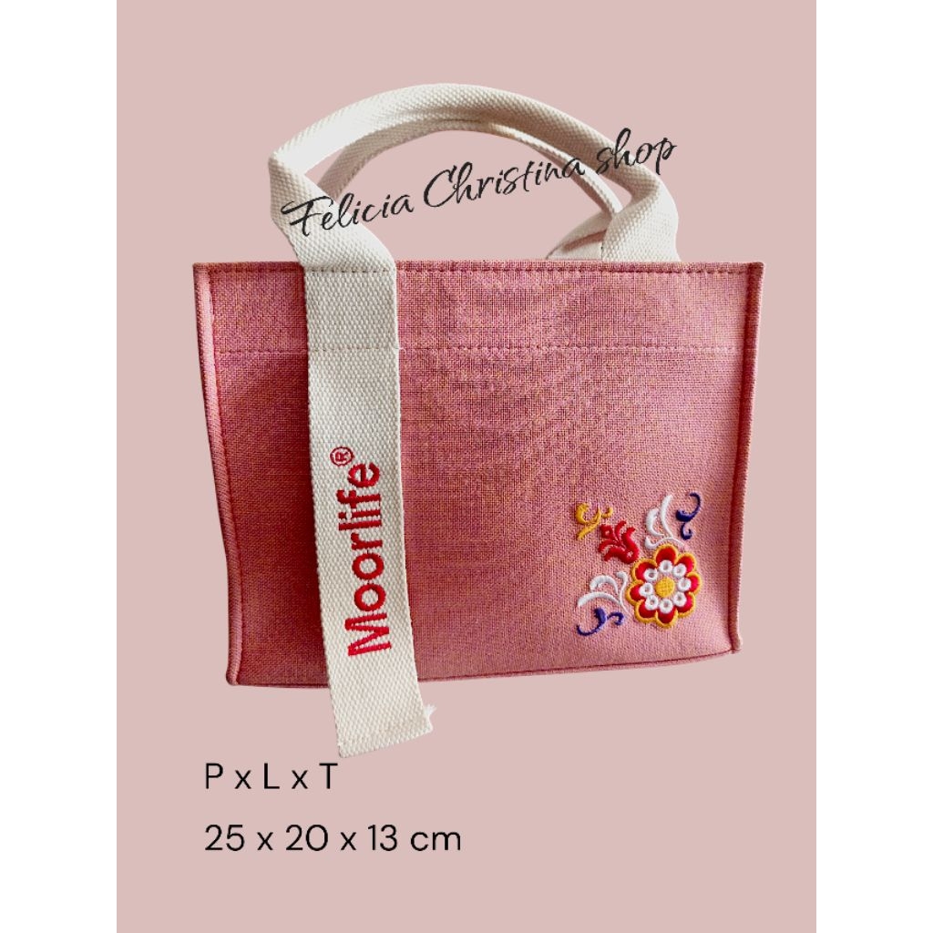 MOORLIFE TAS WANITA TENTENG /PICNIC BAG TAS PIKNIK JUMBO