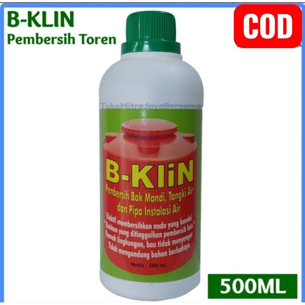 B-KLIN Cairan Pembersih 500ml – Solusi Toren & Paralon Bersih Tanpa Lumut