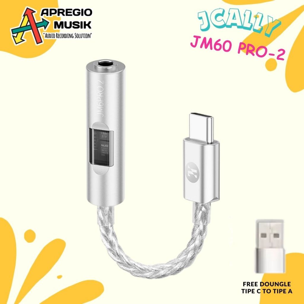 JCALLY JM6PRO2 JM6PRO 2 JM 6 PRO 2 CX31993 Portable Dongle Adapter USB DAC / AMP