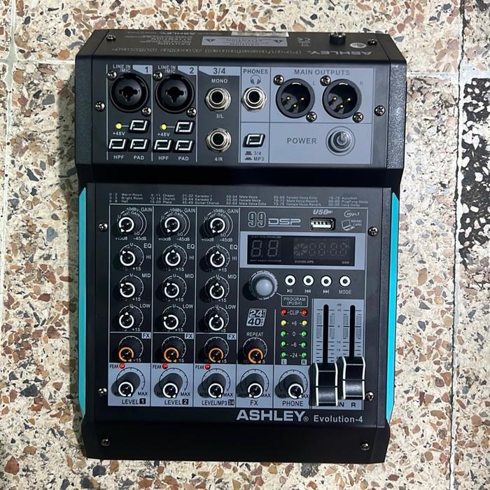 Mixer Ashley Evolution-4 Evolution 4 channel USB Soundcard Recording