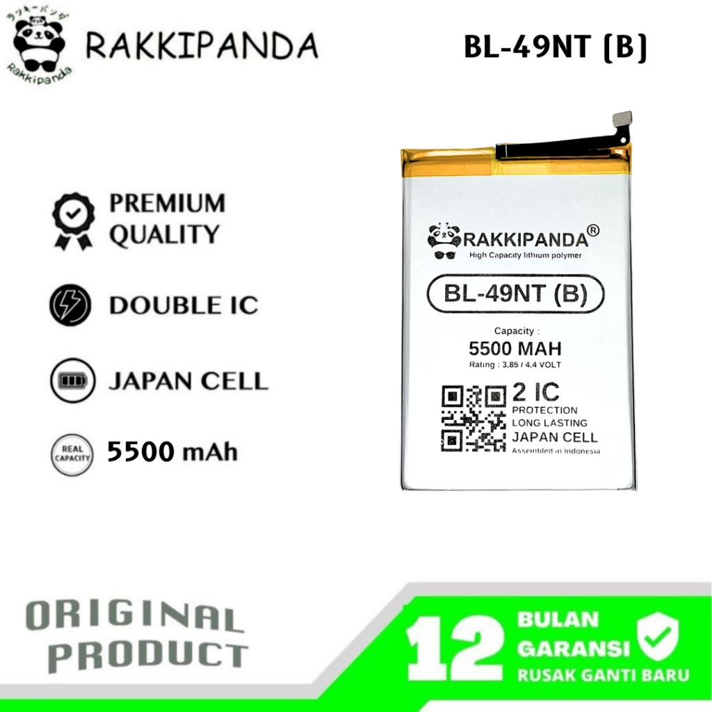 RakkiPanda - BL-49NT (B) Tecno Spark Go 1 2024 Batre Batrai Baterai
