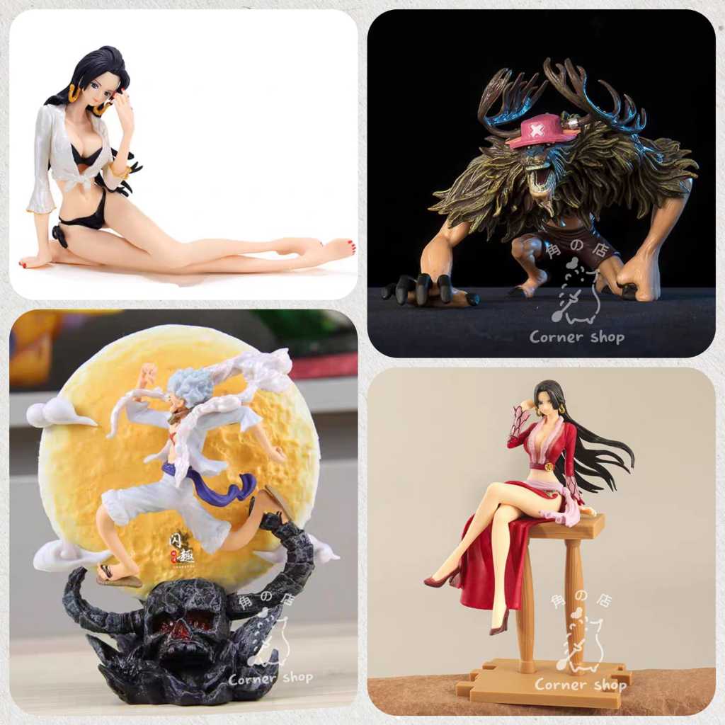 [CornerShop] Figurine One Piece Boa Hancock Luffy Chopper Action Figur Miniatur Miniature Cake Toppe