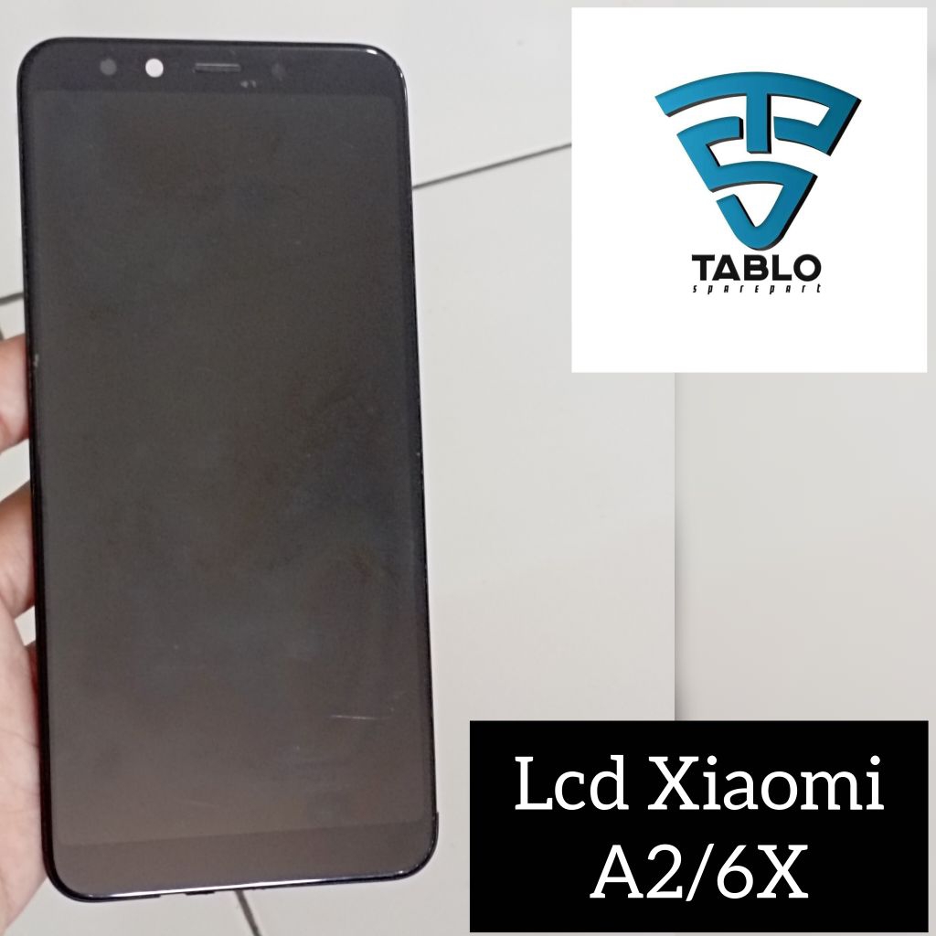 Lcd plus frame Xiaomi A2/6X hidup garansi normal ori copotan hp
