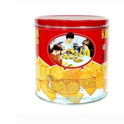 KHONG GUAN KALENG KECIL BULAT 650GR