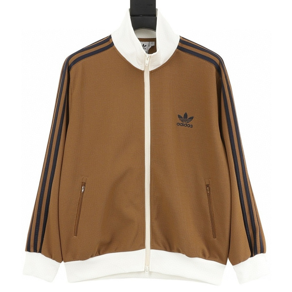 adidas originals TRACK TOP WAFFLE BBTT Jacket Desert Brown