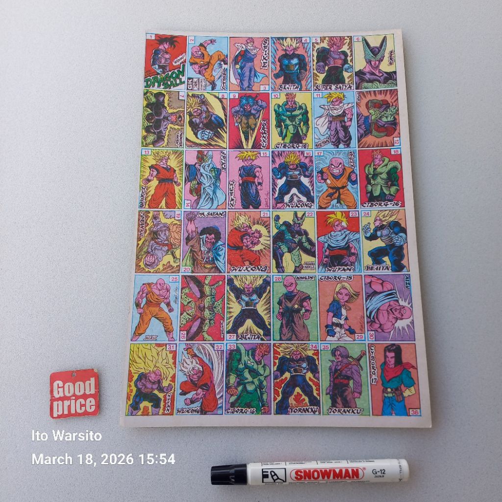 Gambar / gambaran umbul jadul Lakon Dragon Ball