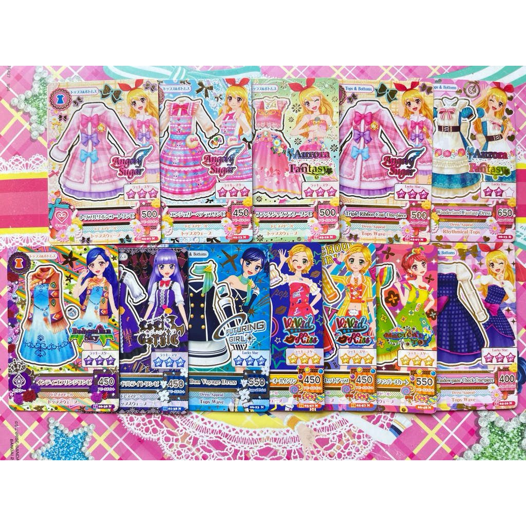 Kartu Aikatsu Dress Satuan Jepang Ichigo Hoshimiya Sora Kazesawa Sumire Hikammi Hinaki Kaede Aoi Ori