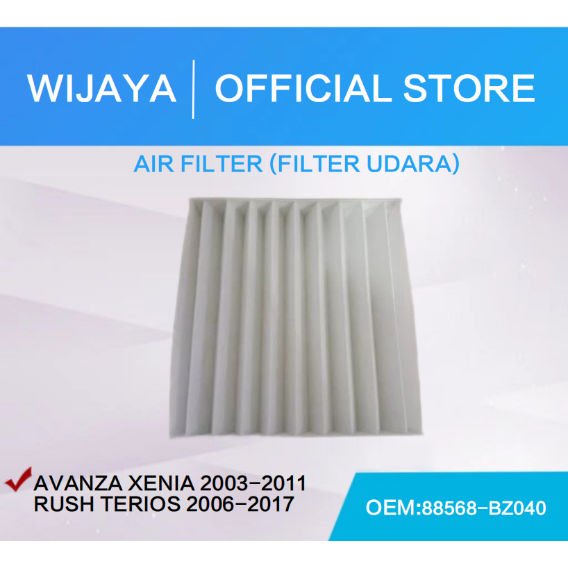 Filter AC / Filter Kabin Toyota Avanza G Rush Daihatsu Xenia Terios 2004-2012 1000cc-1300cc
