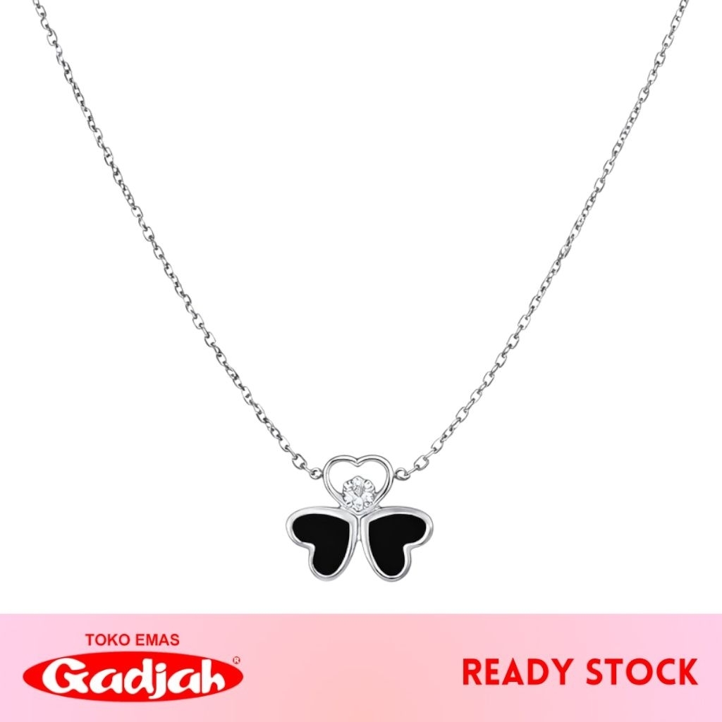 Kalung Emas Alhambra Trilove Black - Toko Emas Gadjah