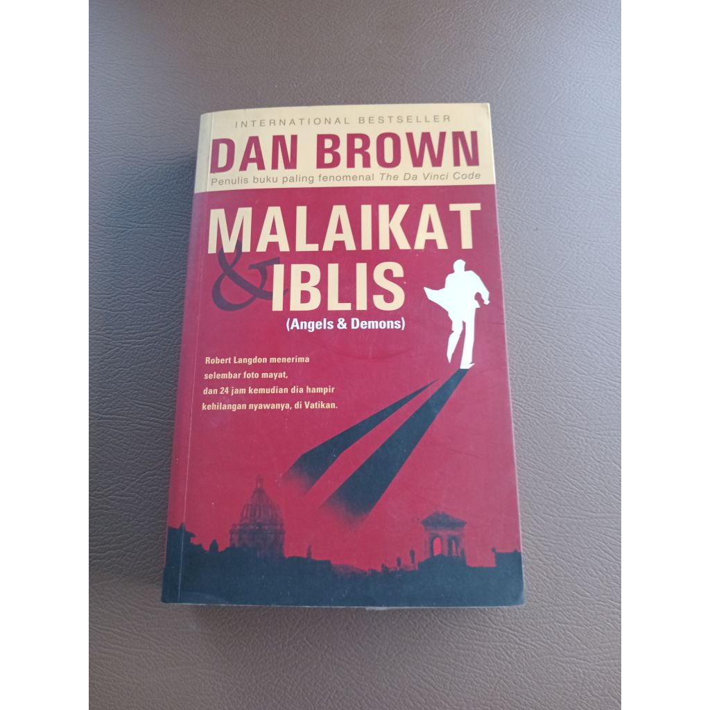 BUKU MALAIKAT & IBLIS - ANGELS & DEMONS - DAN BROWN