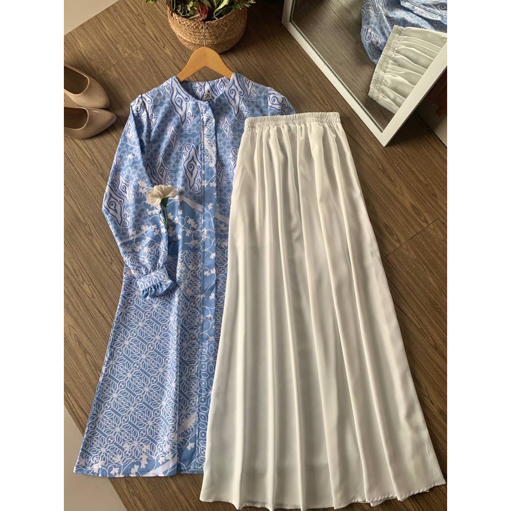 READY SET YAMANI MOTIF RIANI GAMIS BUTIK MURAH BY SIMPLY OF AEGEA OFFICIAL