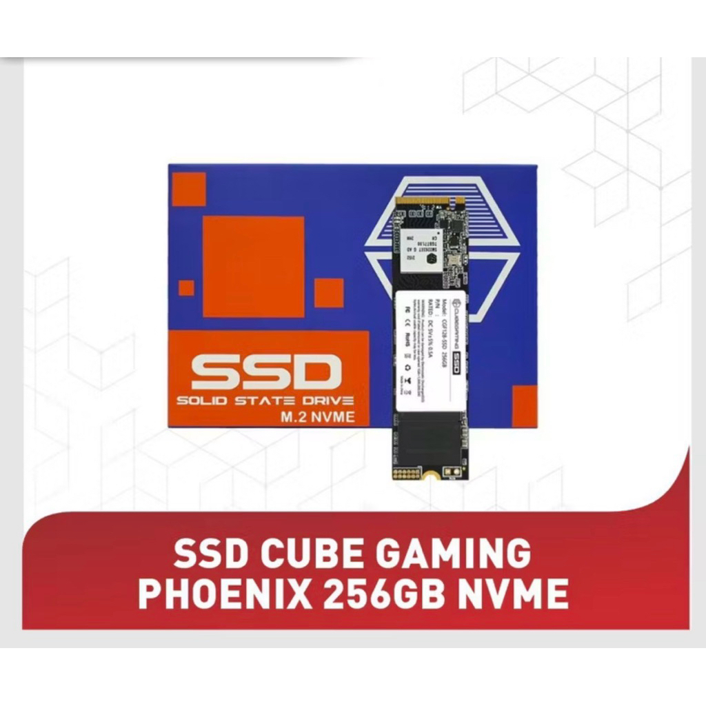 SSD CUBE GAMING PHOENIX 256GB NVME PCIe GEN3X4