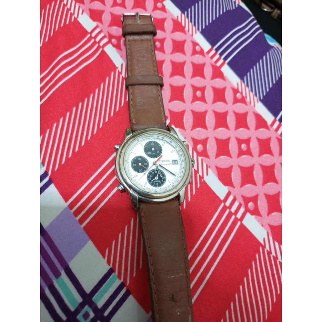 Seiko panda chronograph vintage