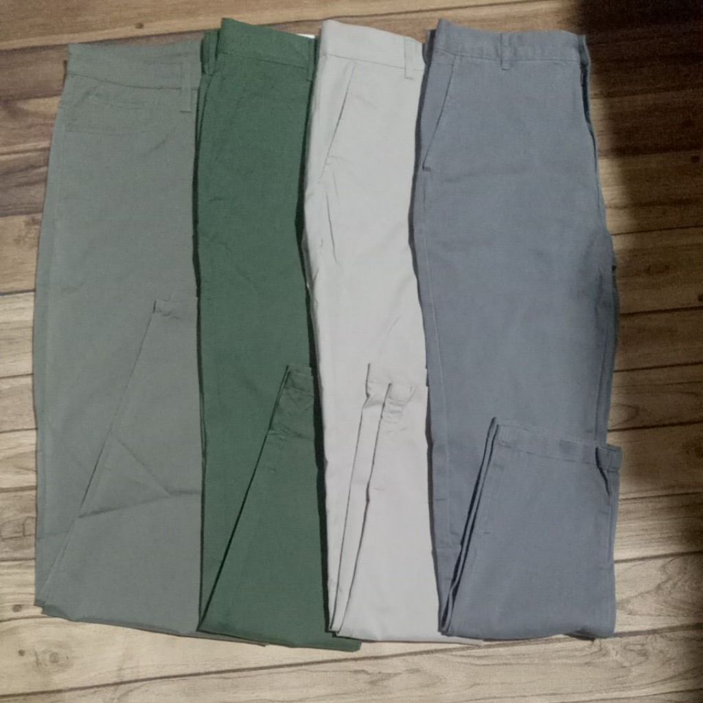 Erigo Celana Panjang Pria Chino Pants Stretch Katun