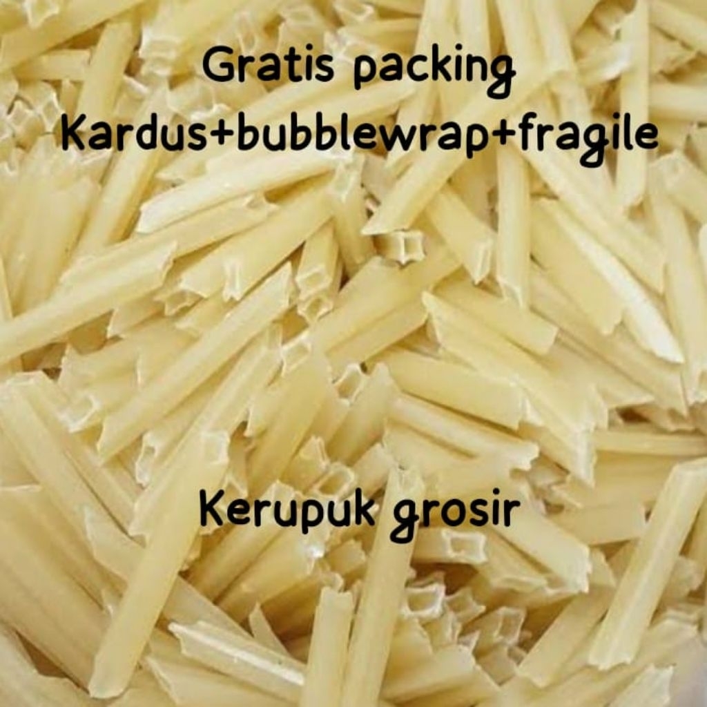 STIK KENTANG POTATO/kerupuk potato super premium mentah 500gr.1kg .2000gr