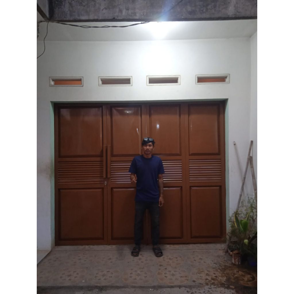 pintu garasi sleding tikung