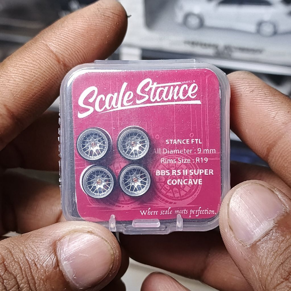 Scale Stance Wheel 1:64 BBS RS II Super Concave 9mm (NEW)