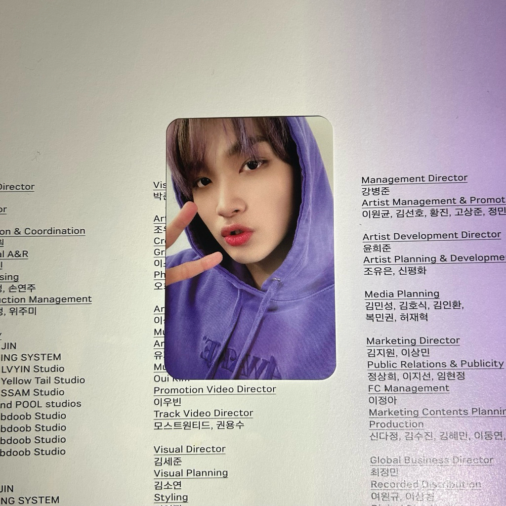 PC PHOTOCARD OFFICIAL NCT DREAM HAECHAN SEASON GREETING 2021 HOODIE UNGU MANYUN