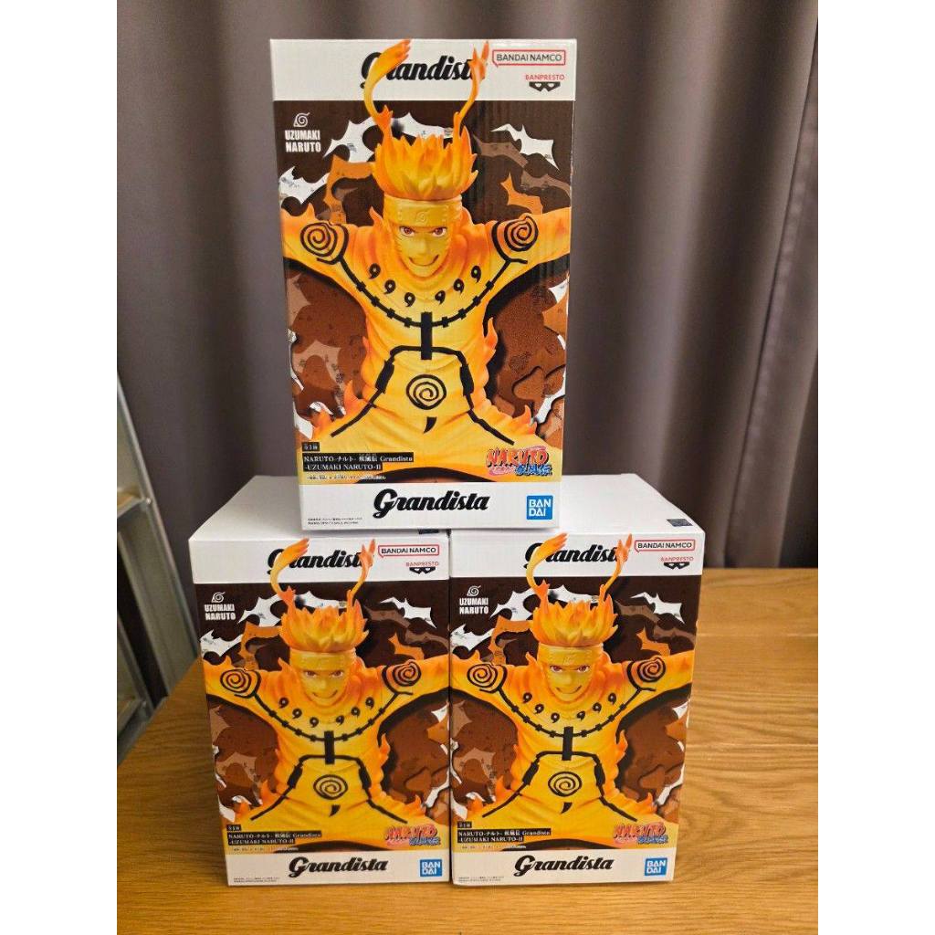 Grandista Naruto Kyubi Mode| 100% Original | Action Figure Naruto shipuden Original | Bandai