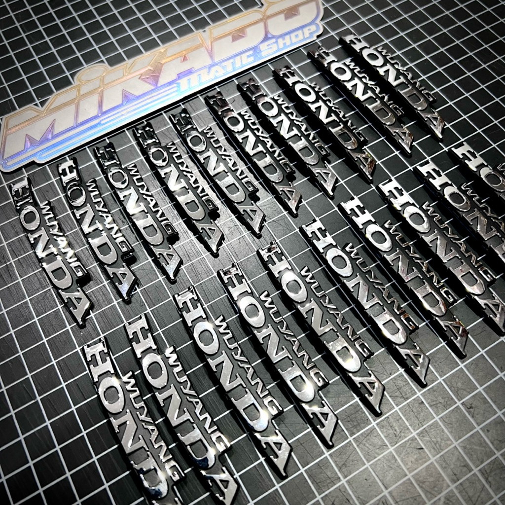 EMBLEM HONDA WUYANG FLUSH 125 WAVE BAGOL KHARISMA SUPRA 110 125