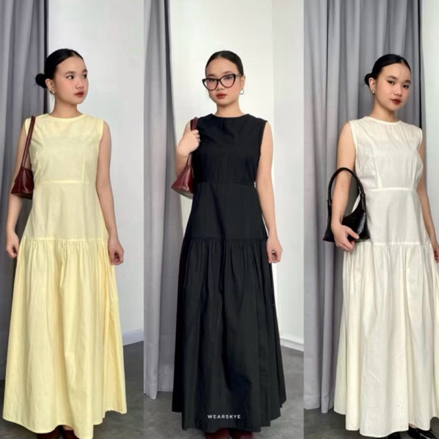 WEARSKYE - IVORY - Jennie ( KARET ) MIDI Dress