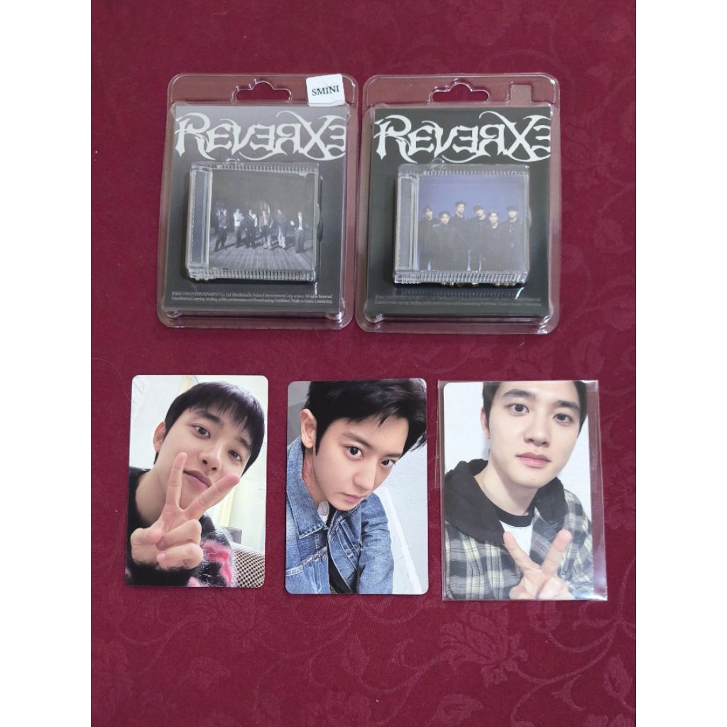 EXO REVERXE SMINI SEALED & UNSEALED DOH KYUNGSOO D.O. CHANYEOL PHOTOCARD PC