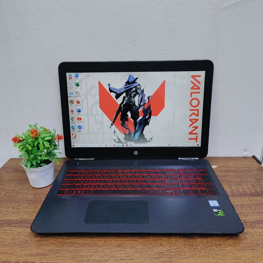 Laptop Gaming Hp Omen 15 Ax210NR Intel Core i7-7700H Ram 16GB SSD 1TB VGA Nvidia GeForce GTX 1050 Ti
