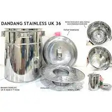 Panci Bakso 30 STN / 32 / 34 / 36 / Panci Bakso Stainless / Dandang Bakso Stainless