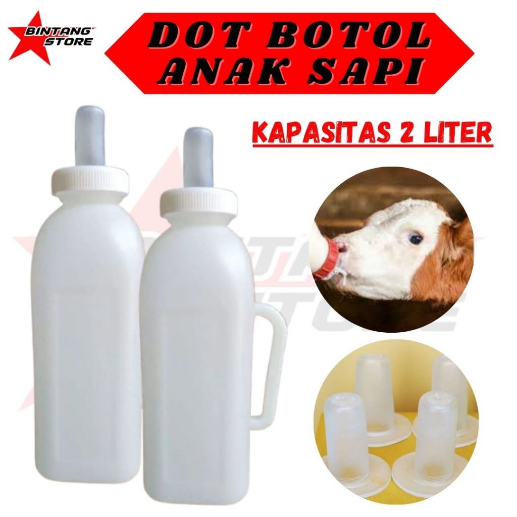 Dot Botol Pedet Anak Sapi 2 liter Puting Dot Putih Kerbau Kuda Botol Minum Susu BINTANGSTORE