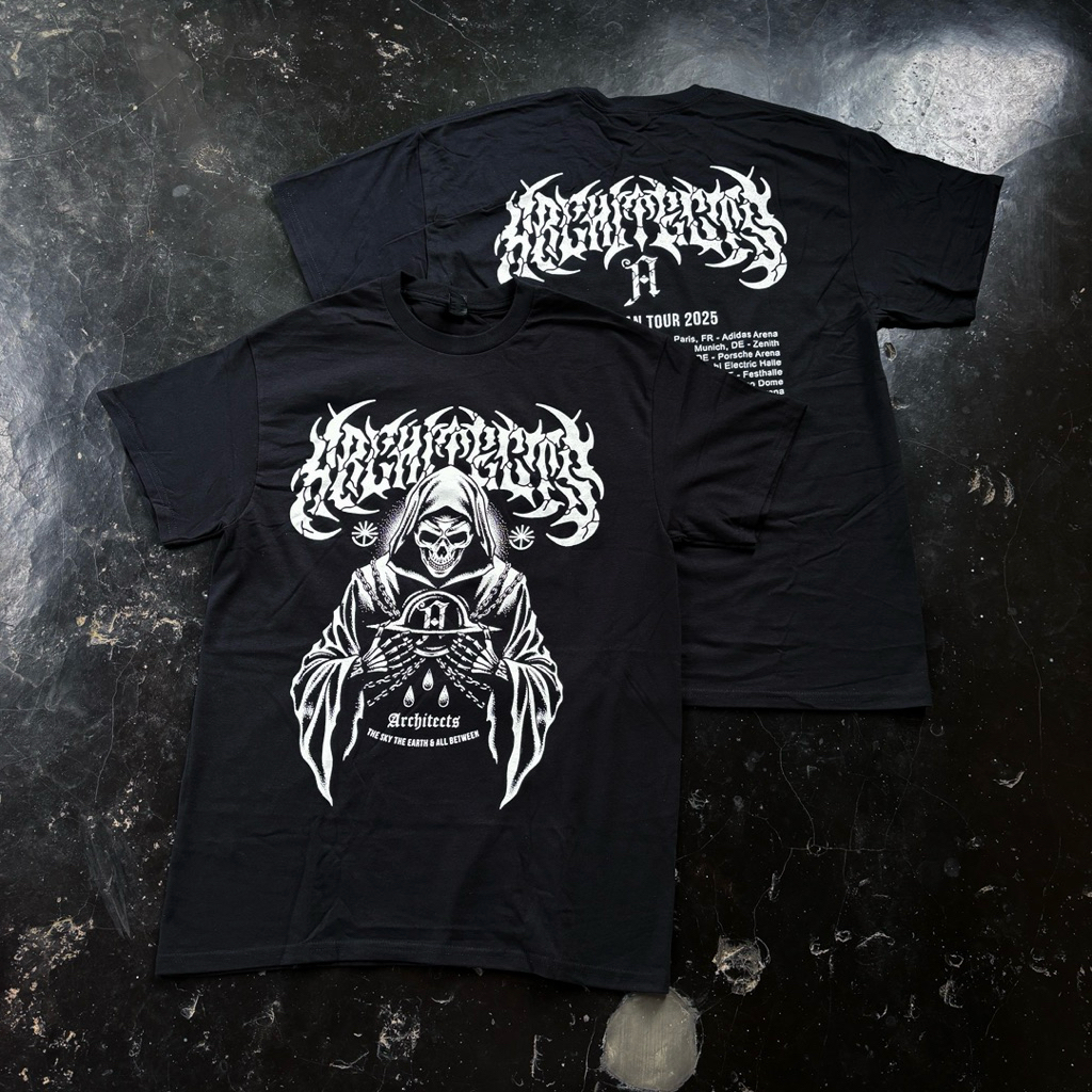 Kaos Band Official Architects - The Sky The Earth And All Between Skeleton Euro Tour