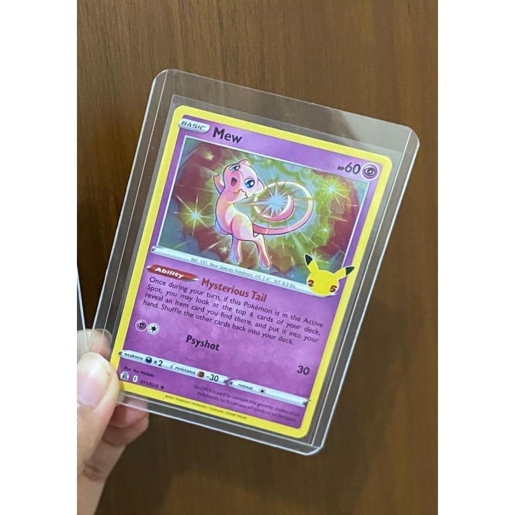 Kartu Pokemon Mew 25th Anniv