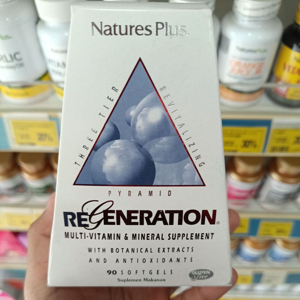 Natures Plus Regeneration Multivitamin & Mineral Terlengkap - 90 Softgel