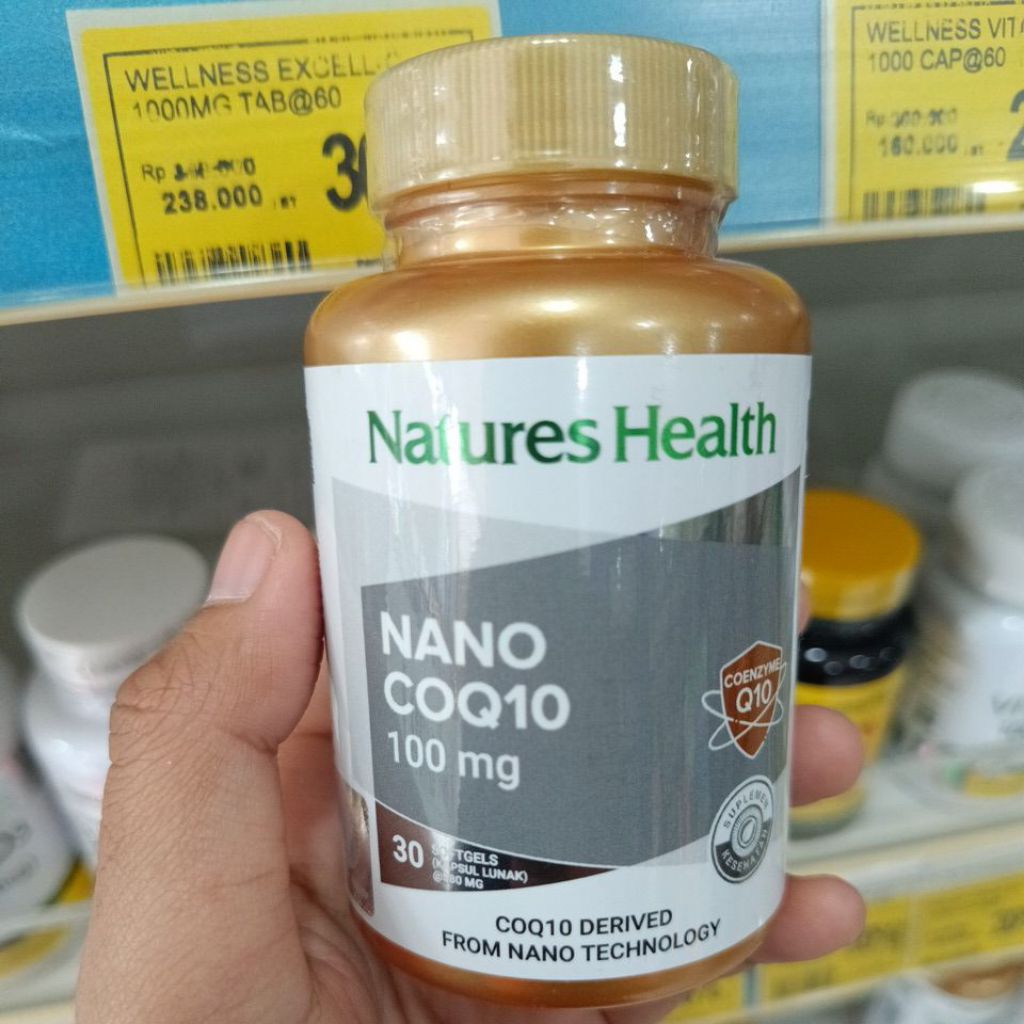 Natures Health Nano Coenzyme Q10 (CoQ10) 100mg - 30 Softgels