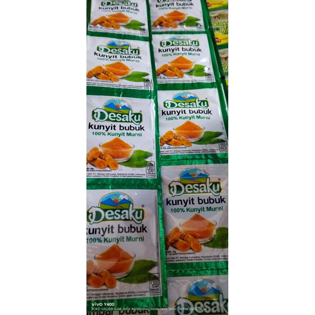 kunyit bubuk desaku 1 pack isi 12
