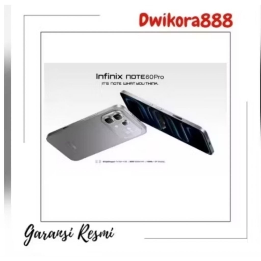 INFINIX NOTE 60 PRO RAM 12/256 GARANSI RESMI INFINIX