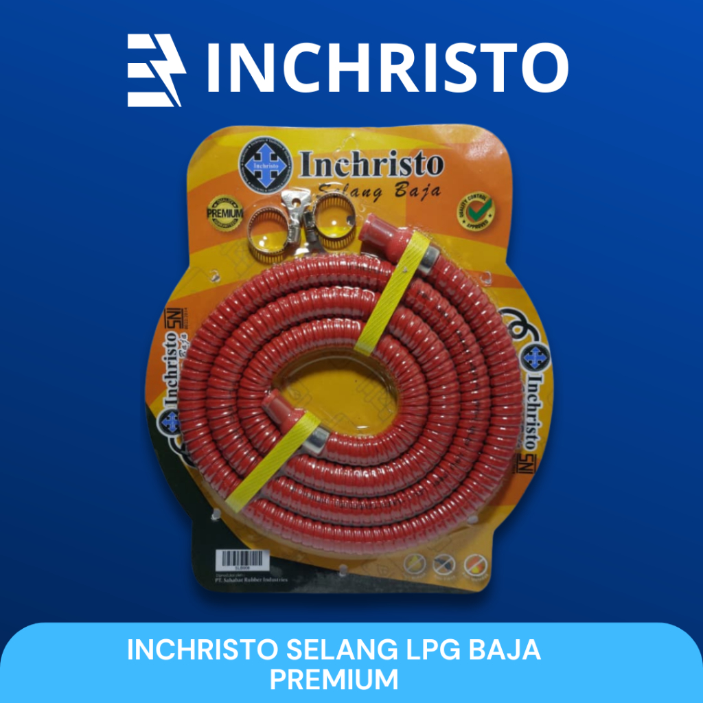 Inchristo Selang LPG Baja Premium Tebal Standart SNI