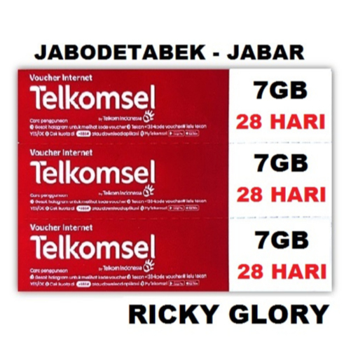 VOUCHER TELKOMSEL 7GB 28HARI