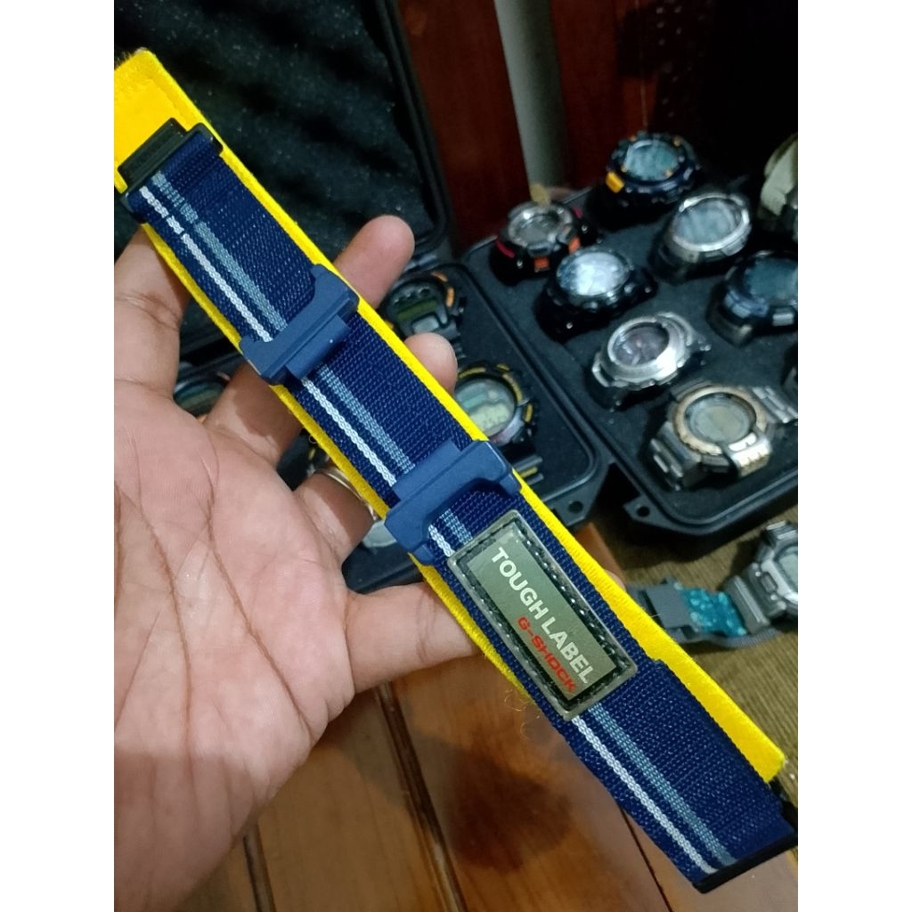 Strap Tali Jam Tangan Original Velcro G-Shock DW-003, DW-004, DW-5600, DW-6900, DW-6600